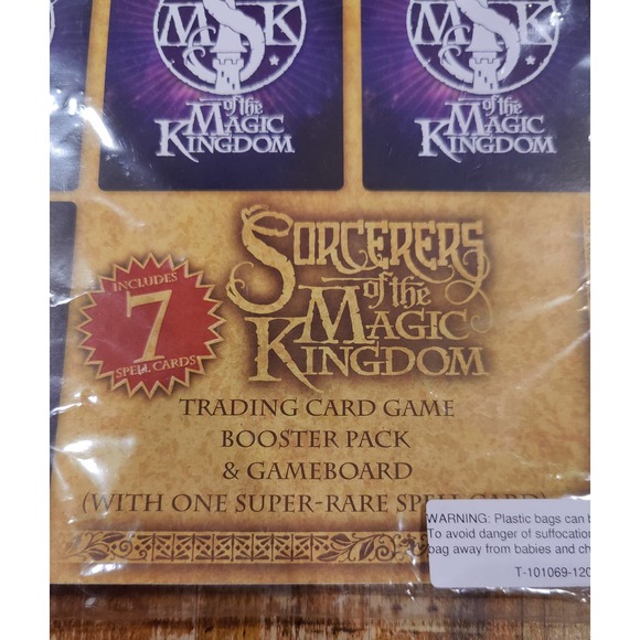 NIB Disney Sorcerers of the Magic Kingdom Booster Pack - Picture 2 of 5